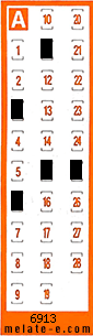 Volante ganador del sorteo 6914 de Chispazo