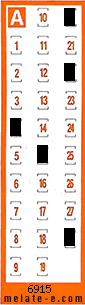 Volante ganador del sorteo 6915 de Chispazo