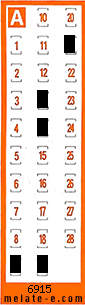 Volante ganador del sorteo 6916 de Chispazo