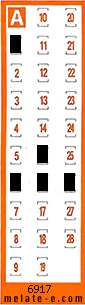 Volante ganador del sorteo 6917 de Chispazo