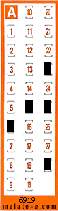 Volante ganador del sorteo 6919 de Chispazo