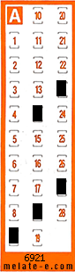 Volante ganador del sorteo 6922 de Chispazo