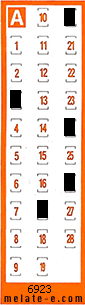 Volante ganador del sorteo 6923 de Chispazo