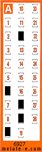 Volante ganador del sorteo 6927 de Chispazo