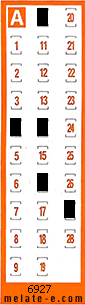 Volante ganador del sorteo 6928 de Chispazo