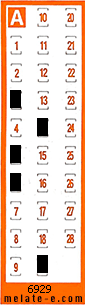 Volante ganador del sorteo 6930 de Chispazo