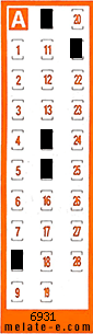 Volante ganador del sorteo 6931 de Chispazo