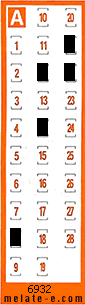 Volante ganador del sorteo 6932 de Chispazo