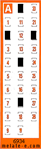 Volante ganador del sorteo 6934 de Chispazo