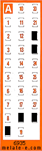 Volante ganador del sorteo 6935 de Chispazo