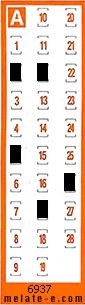 Volante ganador del sorteo 6937 de Chispazo