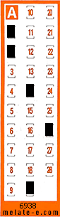 Volante ganador del sorteo 6938 de Chispazo