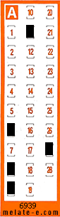 Volante ganador del sorteo 6939 de Chispazo