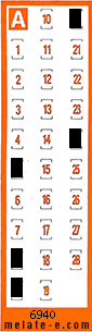 Volante ganador del sorteo 6940 de Chispazo