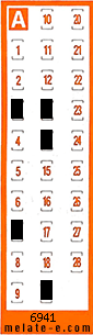 Volante ganador del sorteo 6941 de Chispazo