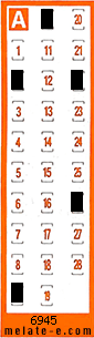 Volante ganador del sorteo 6945 de Chispazo