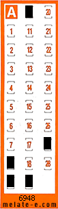 Volante ganador del sorteo 6948 de Chispazo