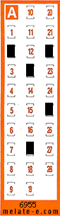Volante ganador del sorteo 6955 de Chispazo