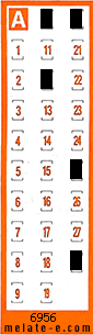 Volante ganador del sorteo 6956 de Chispazo