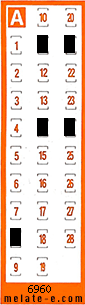 Volante ganador del sorteo 6960 de Chispazo