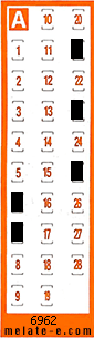 Volante ganador del sorteo 6962 de Chispazo