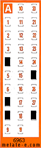 Volante ganador del sorteo 6963 de Chispazo