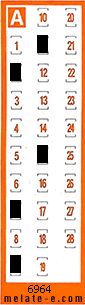 Volante ganador del sorteo 6964 de Chispazo