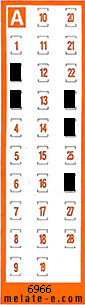 Volante ganador del sorteo 6966 de Chispazo