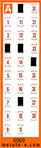 Volante ganador del sorteo 6969 de Chispazo