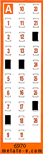 Volante ganador del sorteo 6970 de Chispazo
