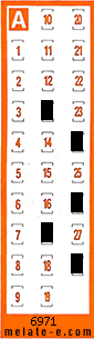 Volante ganador del sorteo 6971 de Chispazo