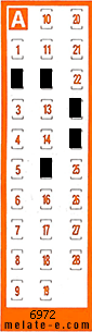 Volante ganador del sorteo 6972 de Chispazo