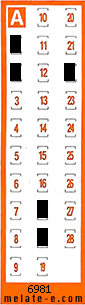 Volante ganador del sorteo 6981 de Chispazo