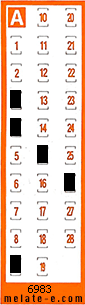 Volante ganador del sorteo 6984 de Chispazo