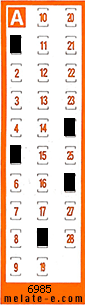 Volante ganador del sorteo 6985 de Chispazo