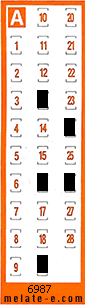 Volante ganador del sorteo 6988 de Chispazo