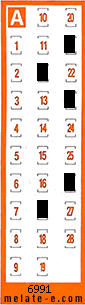 Volante ganador del sorteo 6991 de Chispazo