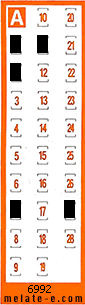 Volante ganador del sorteo 6992 de Chispazo