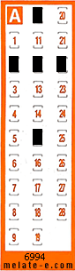 Volante ganador del sorteo 6994 de Chispazo