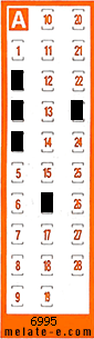Volante ganador del sorteo 6995 de Chispazo