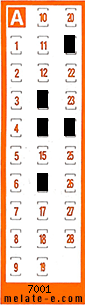Volante ganador del sorteo 7001 de Chispazo