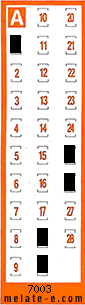 Volante ganador del sorteo 7003 de Chispazo