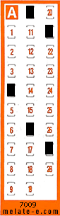 Volante ganador del sorteo 7009 de Chispazo