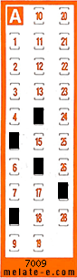 Volante ganador del sorteo 7010 de Chispazo