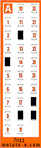 Volante ganador del sorteo 7012 de Chispazo