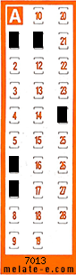 Volante ganador del sorteo 7013 de Chispazo
