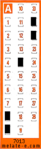 Volante ganador del sorteo 7014 de Chispazo