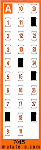 Volante ganador del sorteo 7015 de Chispazo