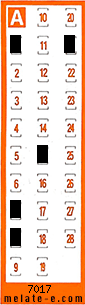 Volante ganador del sorteo 7017 de Chispazo