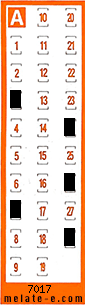 Volante ganador del sorteo 7018 de Chispazo